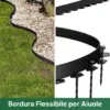 EasyBorder™ bordo per prato in plastica con chiodi - 10m