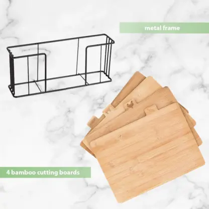 ChopZone™ Set di taglieri in bambù multifunzionali
