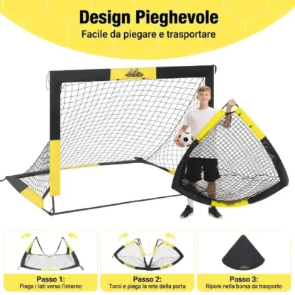 Tiro a rete SoccerShot™ per bambini con bersaglio