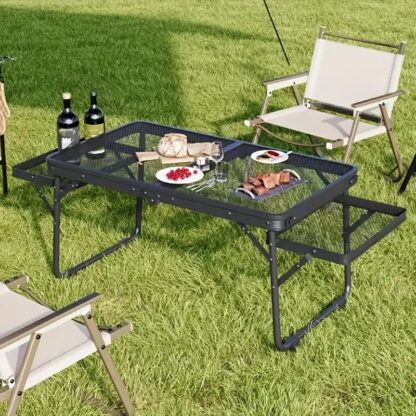 CampMax™ Tavolo pieghevole in rete per esterni