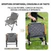 ComfyCamper™ sedia da campeggio pieghevole imbottita