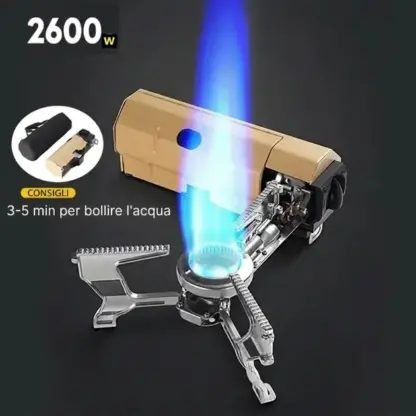 FlameGo™ fornello a gas pieghevole portatile