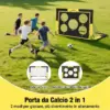 Tiro a rete SoccerShot™ per bambini con bersaglio