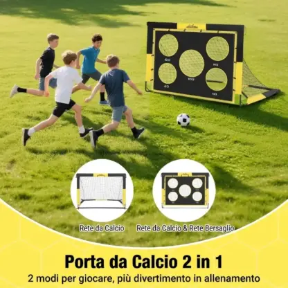 Tiro a rete SoccerShot™ per bambini con bersaglio