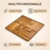 PuzzleTray™ set di vassoi da portata in legno-middle