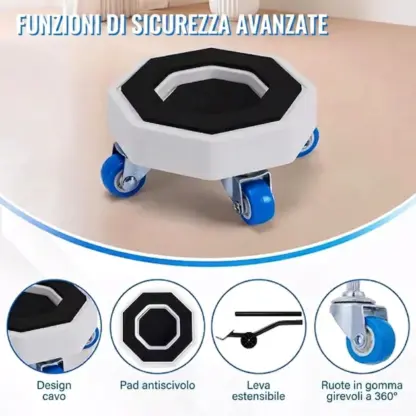 FurnyFlex™ set di rotelle per trasporto mobili-middle