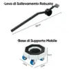 FurnyFlex™ set di rotelle per trasporto mobili-middle