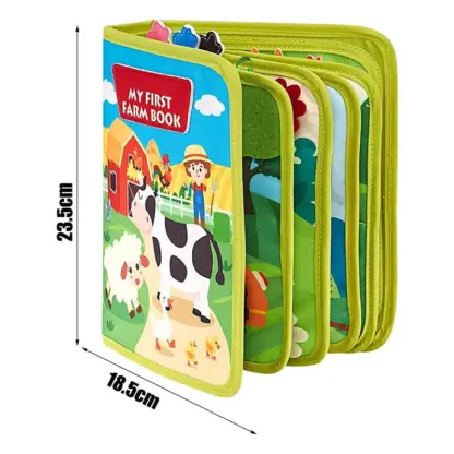 LittleFarmer™ libro della fattoria Montessori per bambini-middle