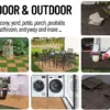 WoodyTile™ Tarpo jungimo medinės grindų plytelės - 12 vnt (30x30cm) = 1,08 m²