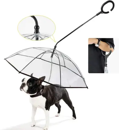 PawBrella™ reguliuojama šunų pavadžio skėtis