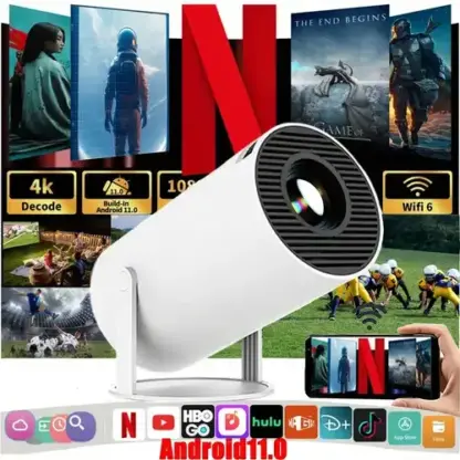 GameProjecto™ 4K projektorius su 20000 žaidimų, programėlių ir 2 valdikliais