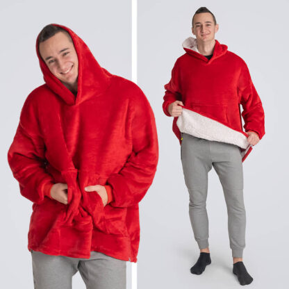 Vilnos antklodė su rankovėmis SnugHug