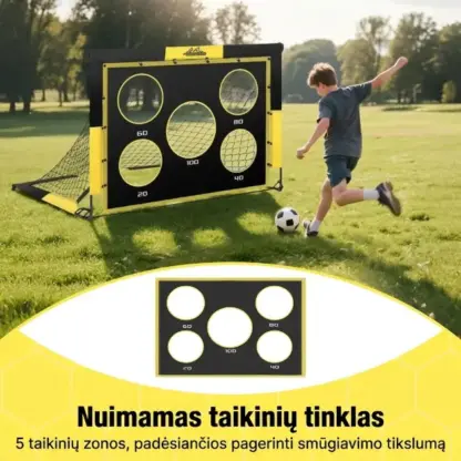 SoccerShot™ vaikiški futbolo vartai su taikiniu
