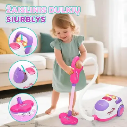 TidyTots™ vaikų vaidmenų žaidimo valymo rinkinys