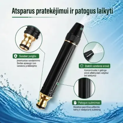 HydroMax™ universalus aukšto slėgio antgalis (rinkinys)