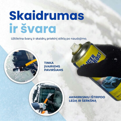 IceDeFro™ ledo tirpiklis ir atitirpinimo purškiklis (450 ml)