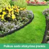 EasyBorder™ plastikinis vejos bordiūras su vinimis - 10m