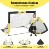 SoccerShot™ vaikiški futbolo vartai su taikiniu