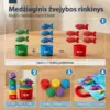 HookaPlay™ Montesorinis žvejybos ir rūšiavimo žaidimas mažyliams