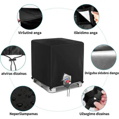 TankGuard™ IBC vandens talpos apsauginis gaubtas