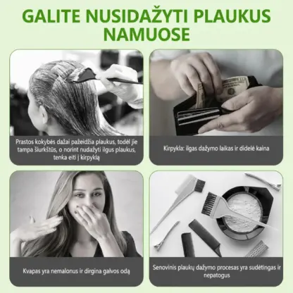 BlackRevive™ juodos spalvos plaukų dažomasis šampūnas