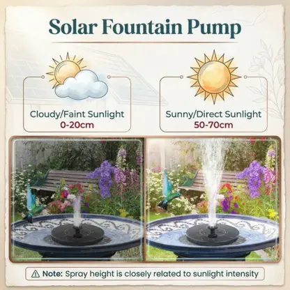SunStream™ saulės vandens fontanas