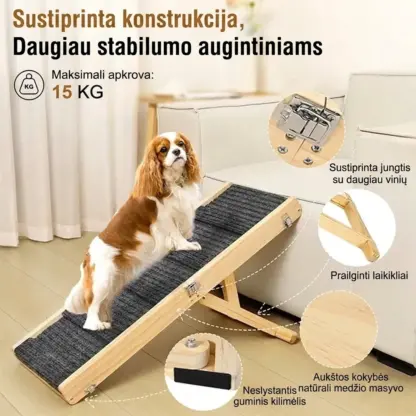 PawClimb™ sulankstoma reguliuojama šunų rampa