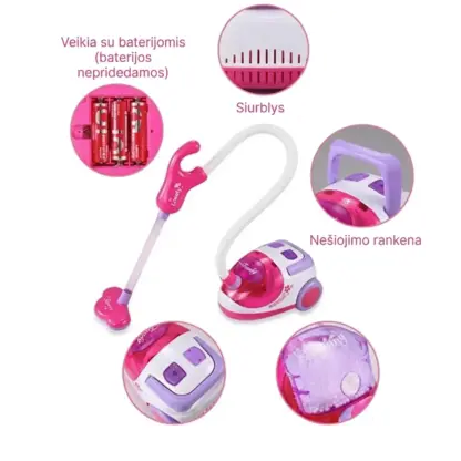 TidyTots™ vaikų vaidmenų žaidimo valymo rinkinys