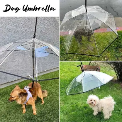 PawBrella™ reguliuojama šunų pavadžio skėtis
