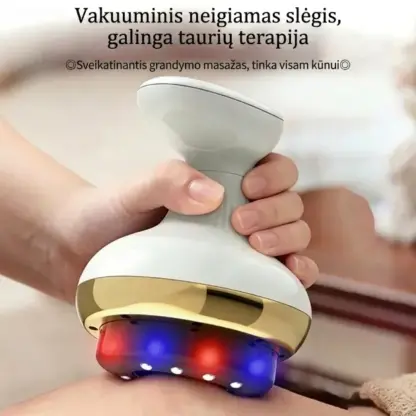 CelluSculpt™ priešceliulitinis šildomasis masažuoklis odos stangrinimui