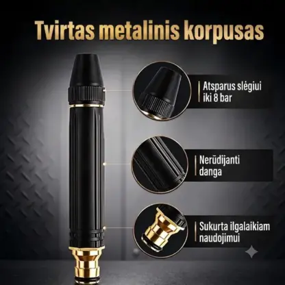 HydroMax™ universalus aukšto slėgio antgalis (rinkinys)