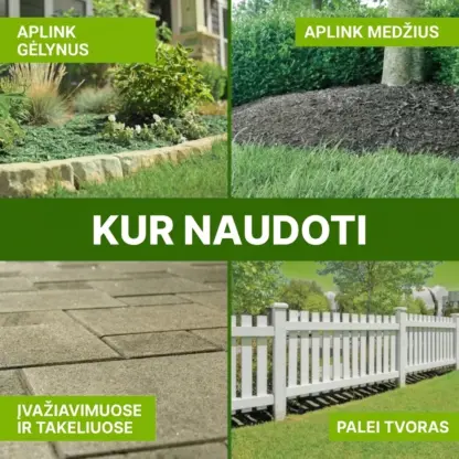 WeedX™ – 100 % natūrali priemonė nuo piktžolių