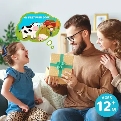 LittleFarmer™ vaikų montessori ūkio knyga
