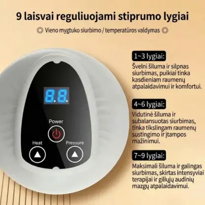 CelluSculpt™ priešceliulitinis šildomasis masažuoklis odos stangrinimui-middle