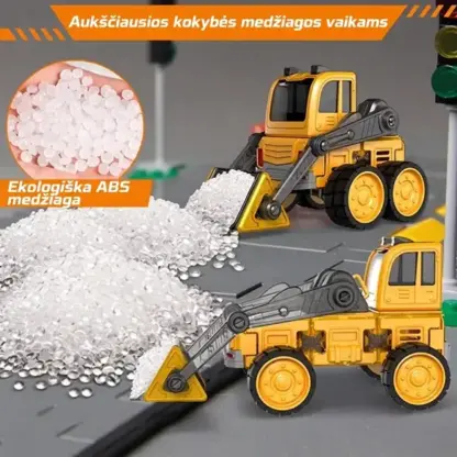 MagnaFleet™ 8 in 1 magnetinių plytelių konstravimo rinkinys-middle