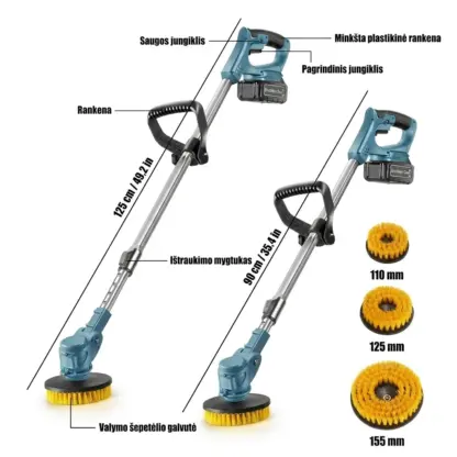 Elektrinė valymo šepetys BrushLux™-middle