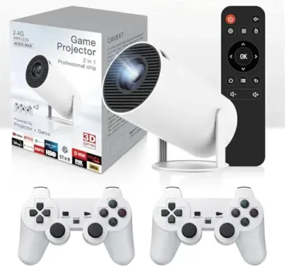 GameProjecto™ 4K projektorius su 20000 žaidimų, programėlių ir 2 valdikliais
