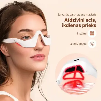 EyeGlow™ gaismas terapijas acu kopšanas brilles