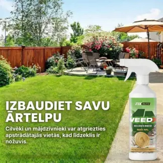 WeedX™ – 100% dabīgs nezāļu augšanas inhibitori