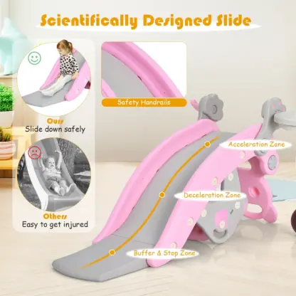 RockySlide™ 5 vienā mazuļa šūpojošais slīdkalniņš