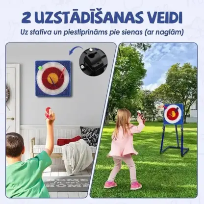 AimStrike™ bērnu cirvju un šurikenu mešanas spēle