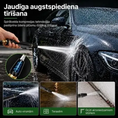 HydroMax™ universāls augstspiediena uzgalis (komplekts)