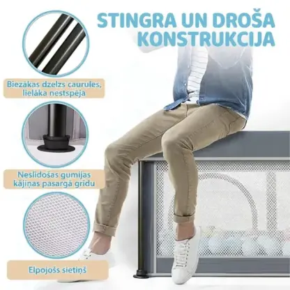 NestPlay™ saliekama bērnu manēža (127 x 127 cm)