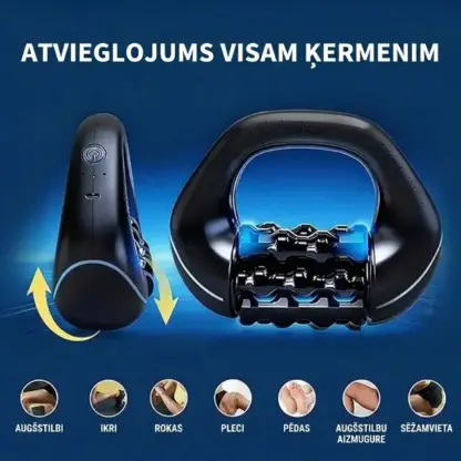 RolloMax™ elektrisks ķermeņa masāžas veltnis