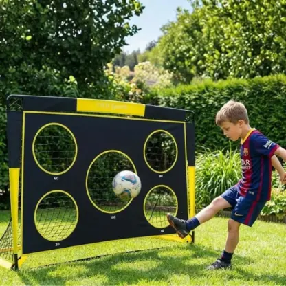 SoccerShot™ bērnu futbola vārti ar mērķi