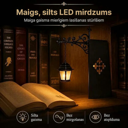 ShelfWisp™ grāmatu plaukta spoku laterna – 2 gab.