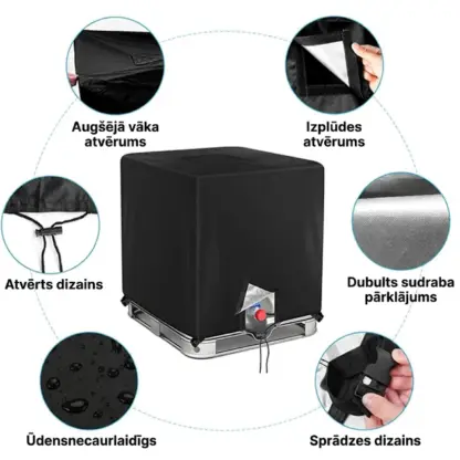 TankGuard™ IBC ūdens tvertnes aizsargpārsegs
