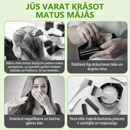 BlackRevive™ melns matu krāsošanas šampūns