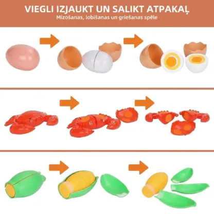 PlayChef™ bērnu rotaļu ēdienu komplekts