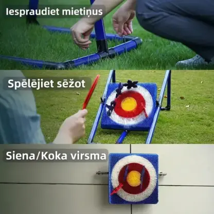 AimStrike™ bērnu cirvju un šurikenu mešanas spēle